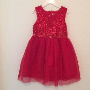 Red sparkle dress